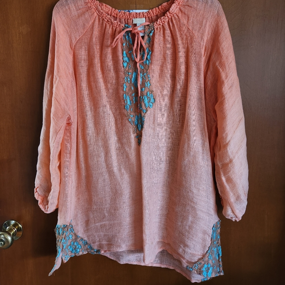 Chico's 100% Linen top